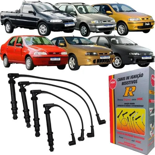 Kit Cabo De Vela NGK - Fiat Strada - Doblo - Siena - Palio...