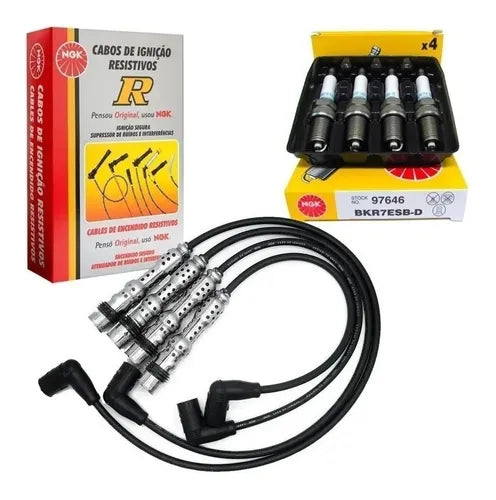 Kit de Cabos e Velas - Volkswagen Gol - Fox - Polo...