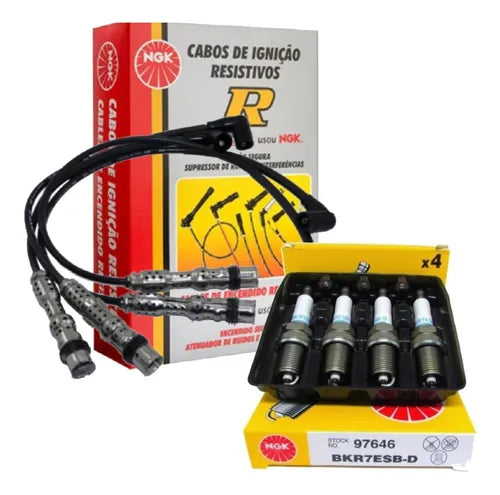 Kit de Cabos e Velas - Volkswagen Gol - Fox - Polo...