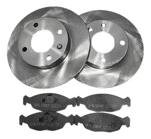 Kit Discos e Pastilhas de Freio - GM Corsa - Celta - Prisma...