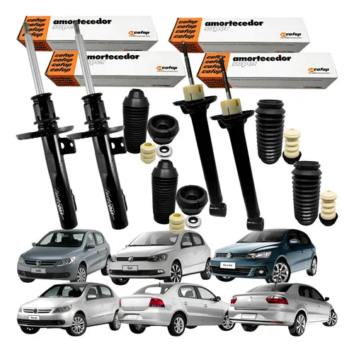 Kit Amortecedores Traseiros e Dianteiros Cofap - Volkswagen 1.0 1.6 Gol - Voyage