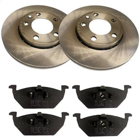 Kit Discos e Pastilhas de Freio Dianteiros - Vw Fox e SpaceFox